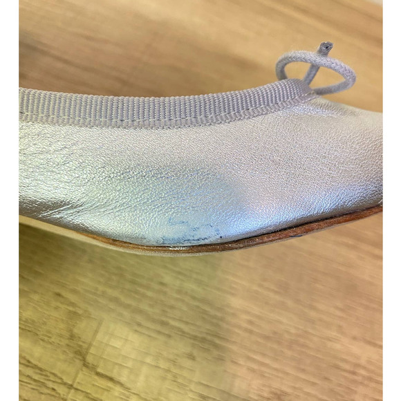 Repetto Paris Brigitte Metallic Silver Ballerina Style Pumps W/Charms RARE - Picture 7 of 14